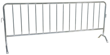 GALVANIZED BARRIER W/CURVED FEET